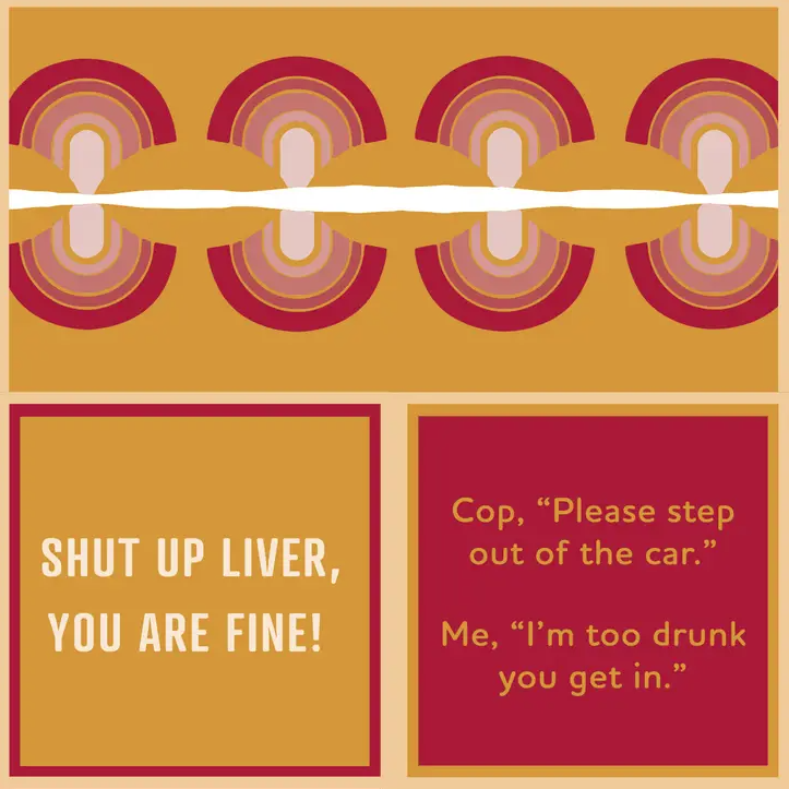Cocktail Napkin - Too Drunk 20 Ct/3Ply