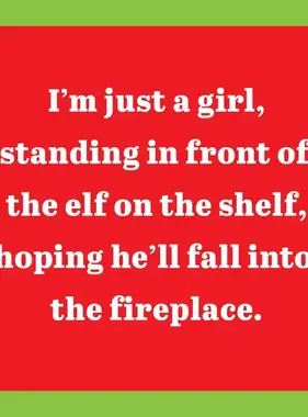 Xmas Elf on the Shelf Coaster