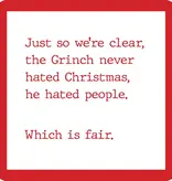Xmas Grinch Coaster