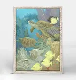 Turtles & Tangs Mini Framed Canvas 7” x 5”