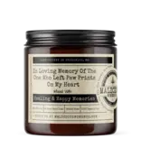 In Loving Memory Soy Candle 9oz - Oakmoss & Amber Scent