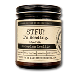 STFU! I'm Reading Soy Candle 9oz - Speakeasy Scent