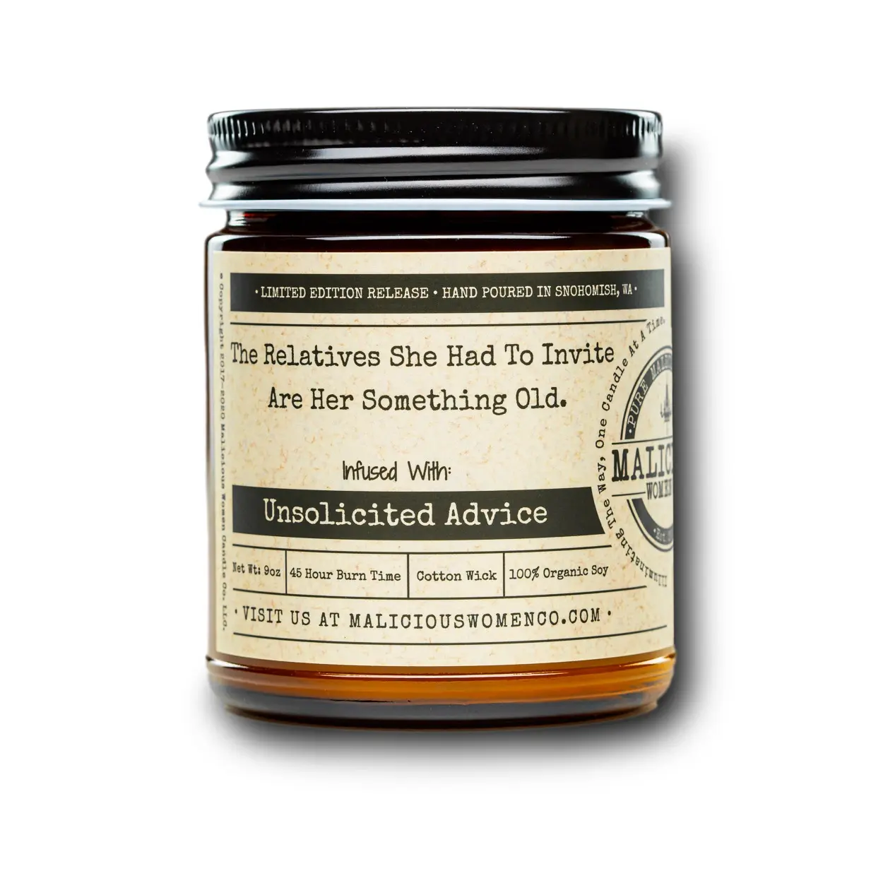 The Relatives She Had to Invite Soy Candle 9oz