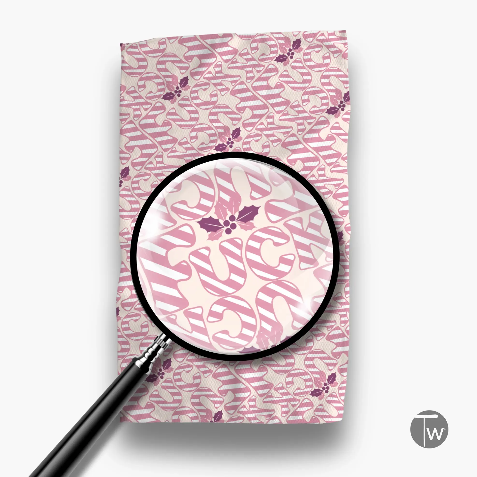 Kitchen Tea Towel - Candy Cane Fucks