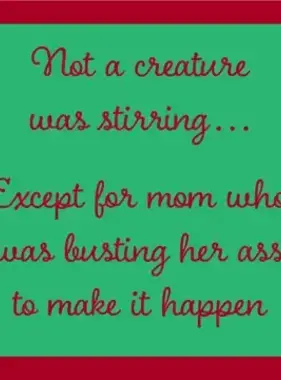 Xmas Creature Stirring Coaster