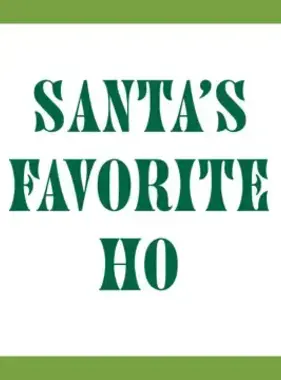 Xmas Santa's Ho Coaster