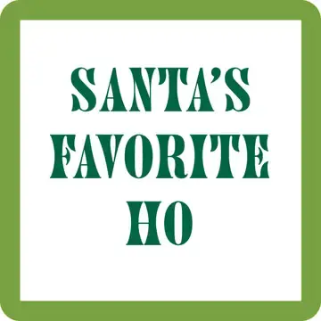 Xmas Santa's Ho Coaster