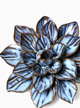 B25 - Flower Blue Small