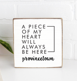 Square Block -  Heart Will Always Be Here