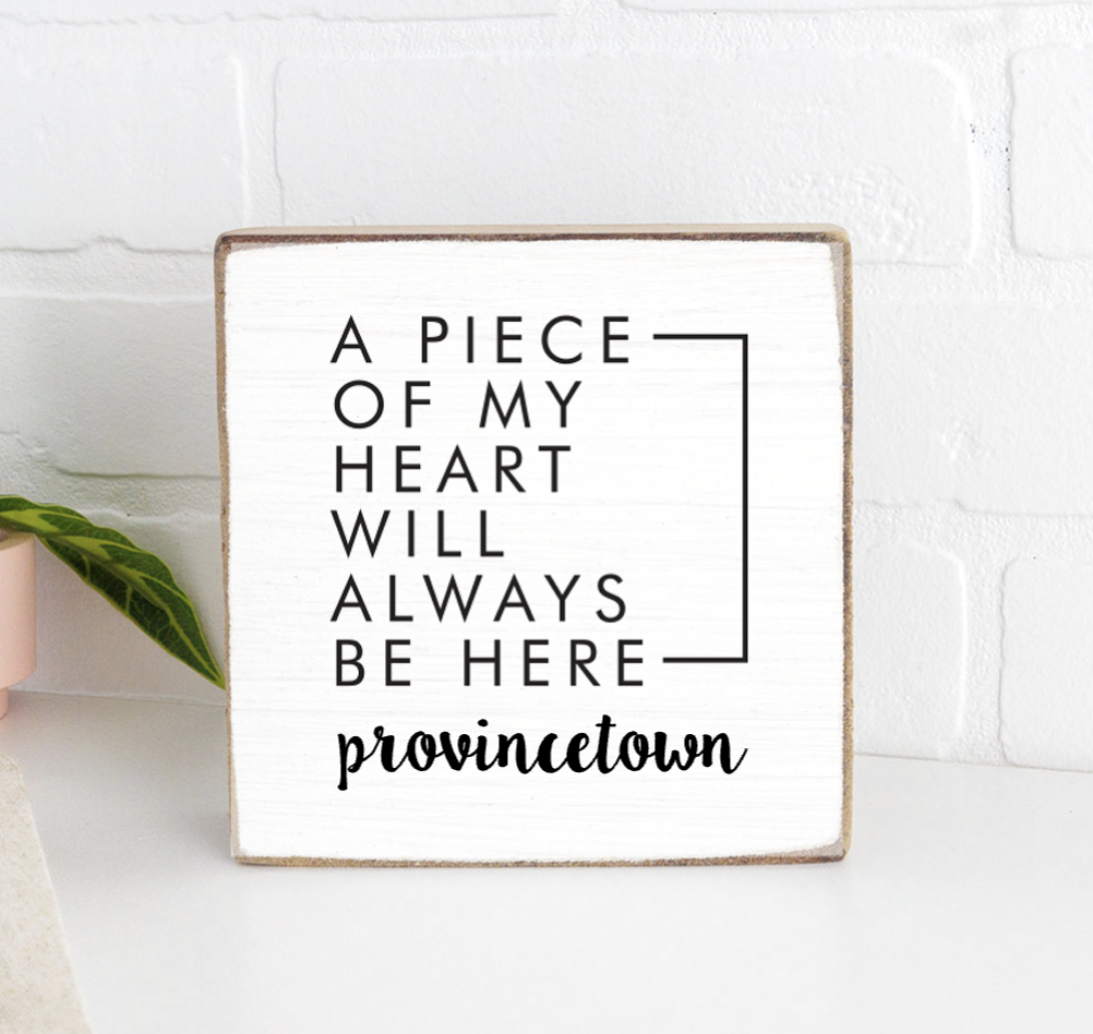 Square Block -  Heart Will Always Be Here