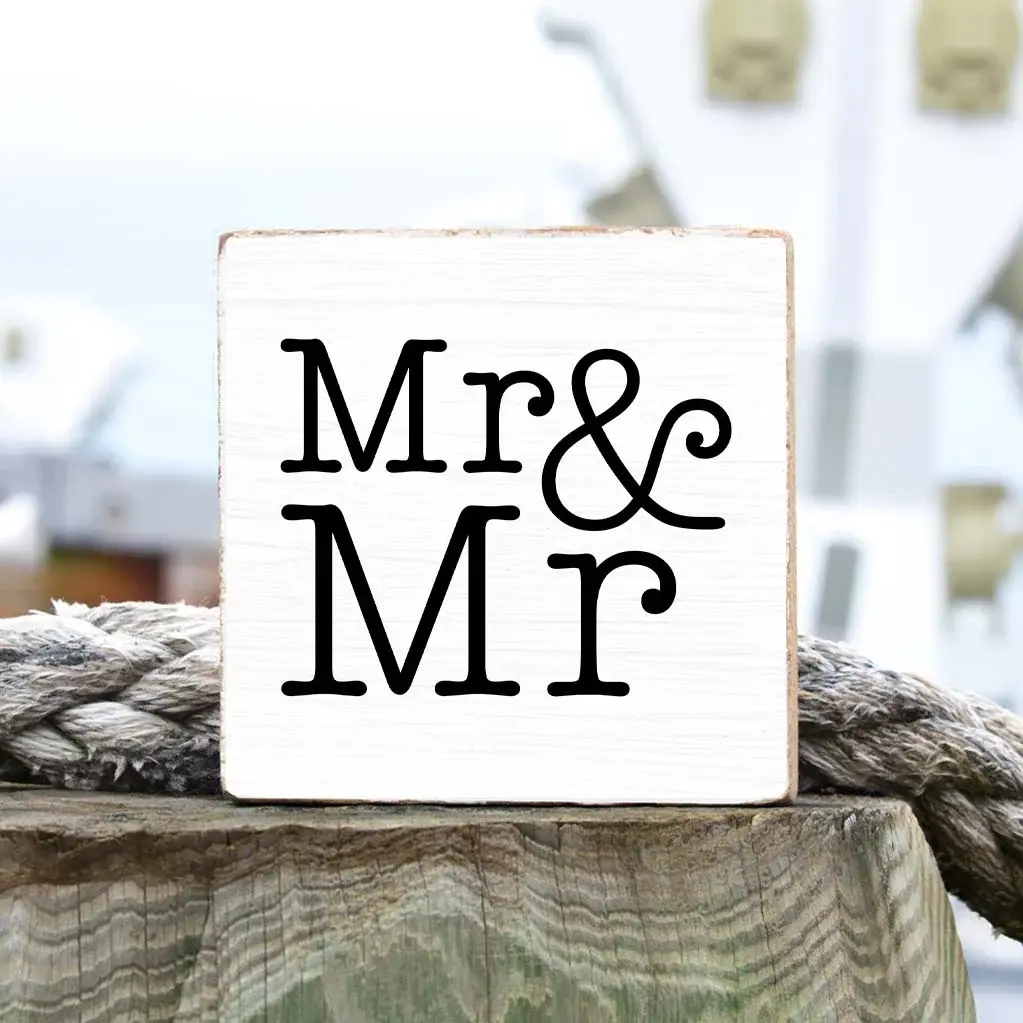Square Block - Mr & Mr