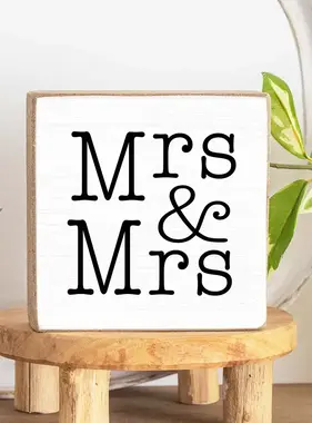 Square Block - Mrs & Mrs