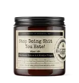 Stop Doing Shit Soy Candle 9oz - Berry Bellini Scent