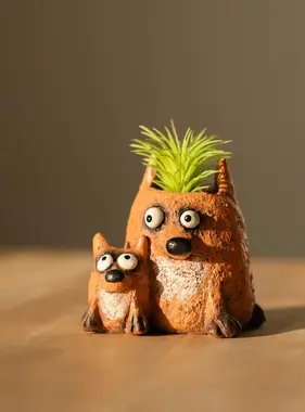 Mama & Baby Fox - Maddie & Pip Planter