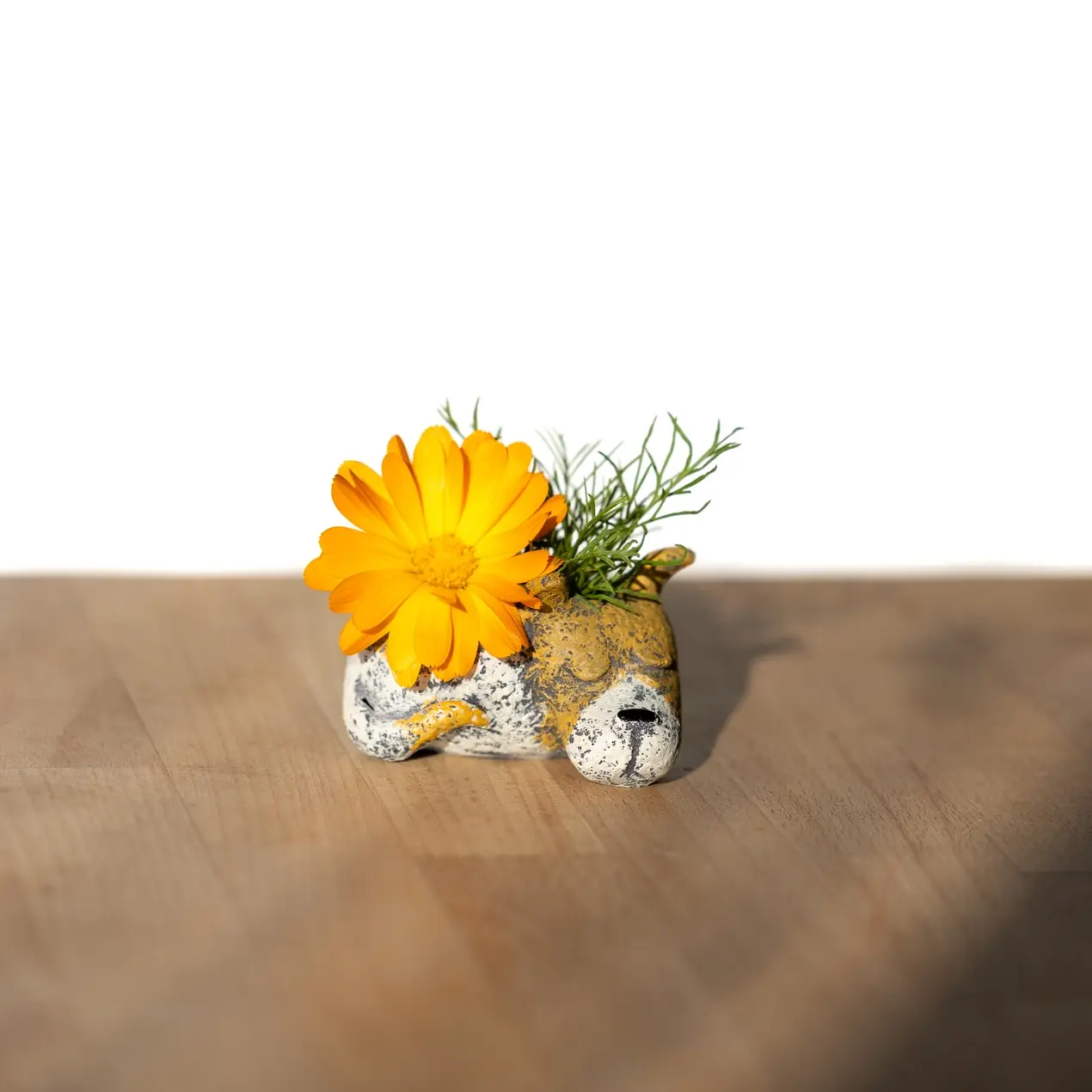 Mini Luna Dog Planter