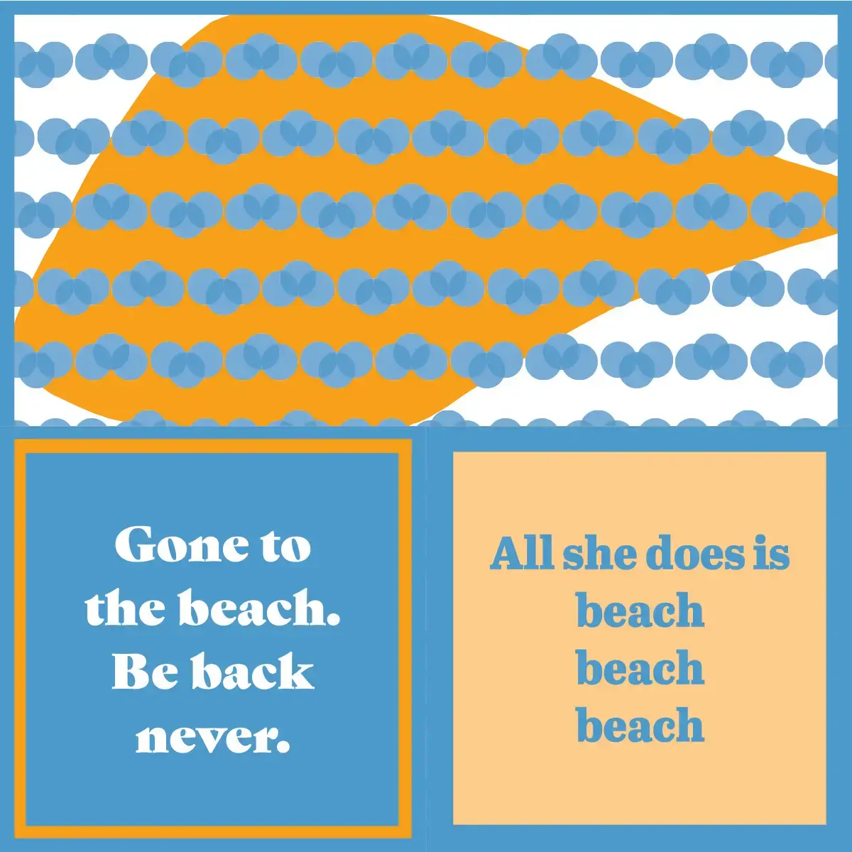 Cocktail Napkin - Beach All She Does - 20 Ct/3Ply