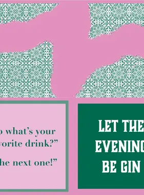 Cocktail Napkin - Be Gin - 20 Ct/3Ply