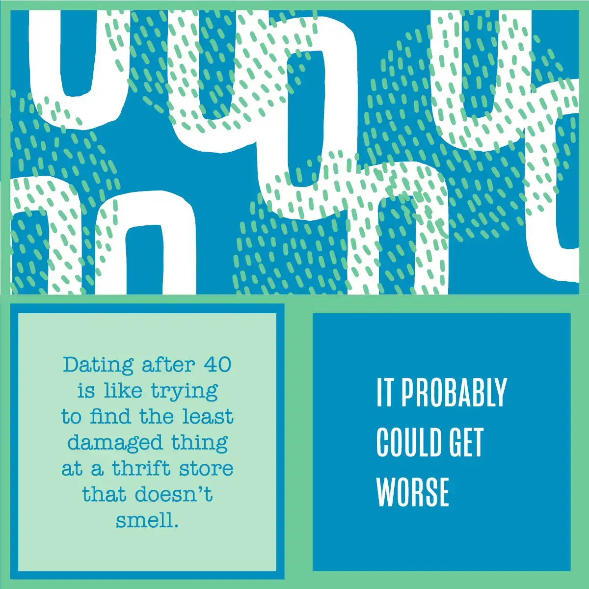 Cocktail Napkin - Dating After 40 - 20 Ct/3Ply