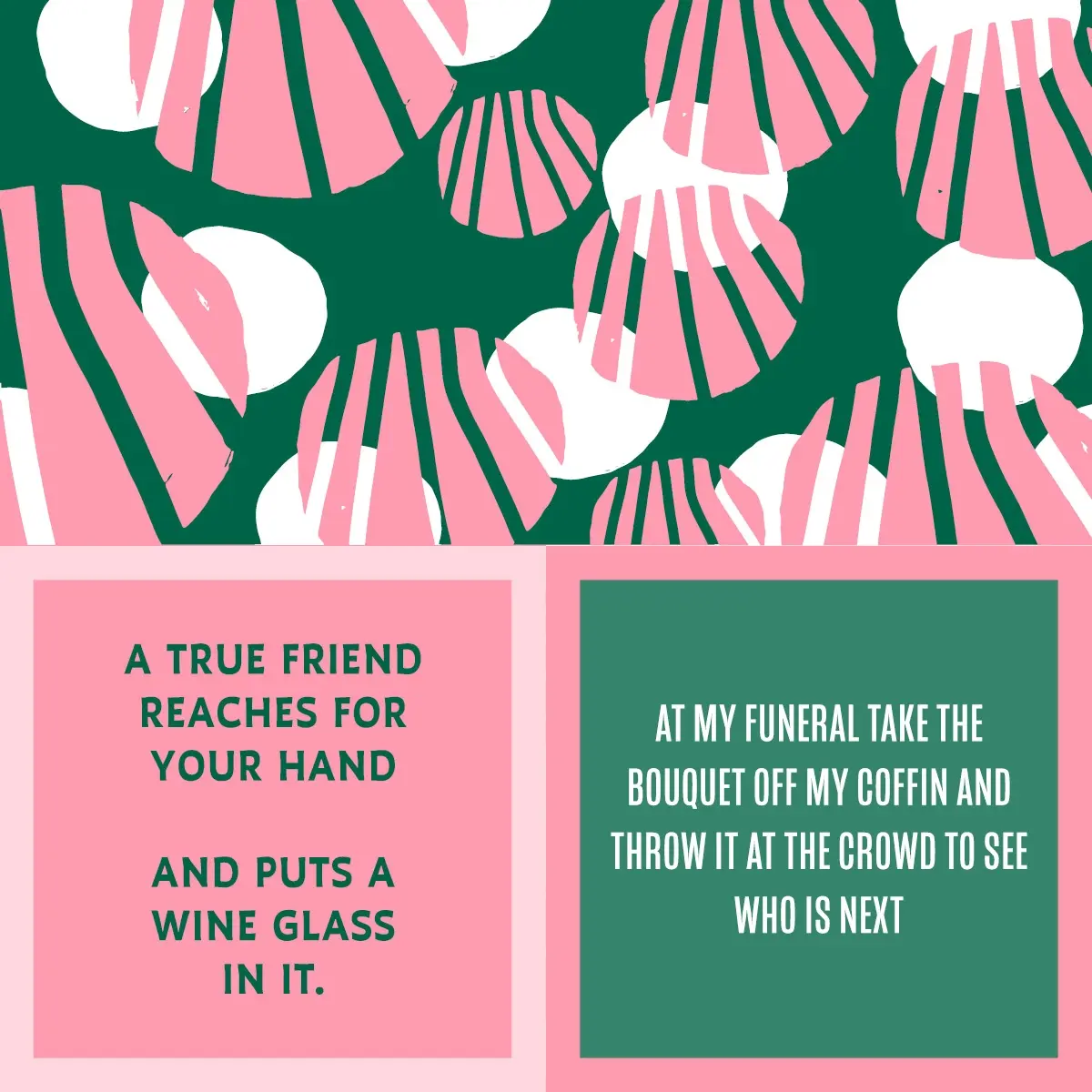 Cocktail Napkin - True Friend/Funeral - 20 Ct/3Ply