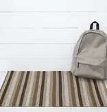 Chilewich Even Stripe Shag Utility Mat - Mocha 24" x 36"