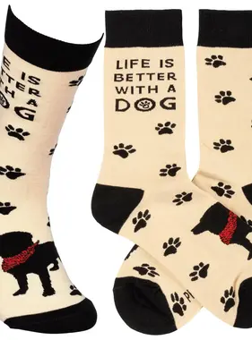 Socks - Life Is Better With Dogs