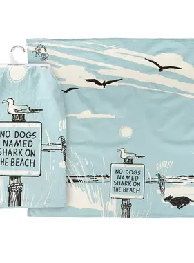 Dish Towel - No Dogs Named Shark