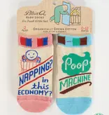 Napping?/In This Economy?/Poop Machine Baby’s Socks