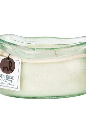 Windward Candle - Sea Rose & Cotton - 14 oz Bubble Boat