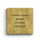 i never repeat Coaster - Natural Stone
