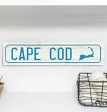 Barn Board Sign - Cape Cod & Silo 6" x 24"