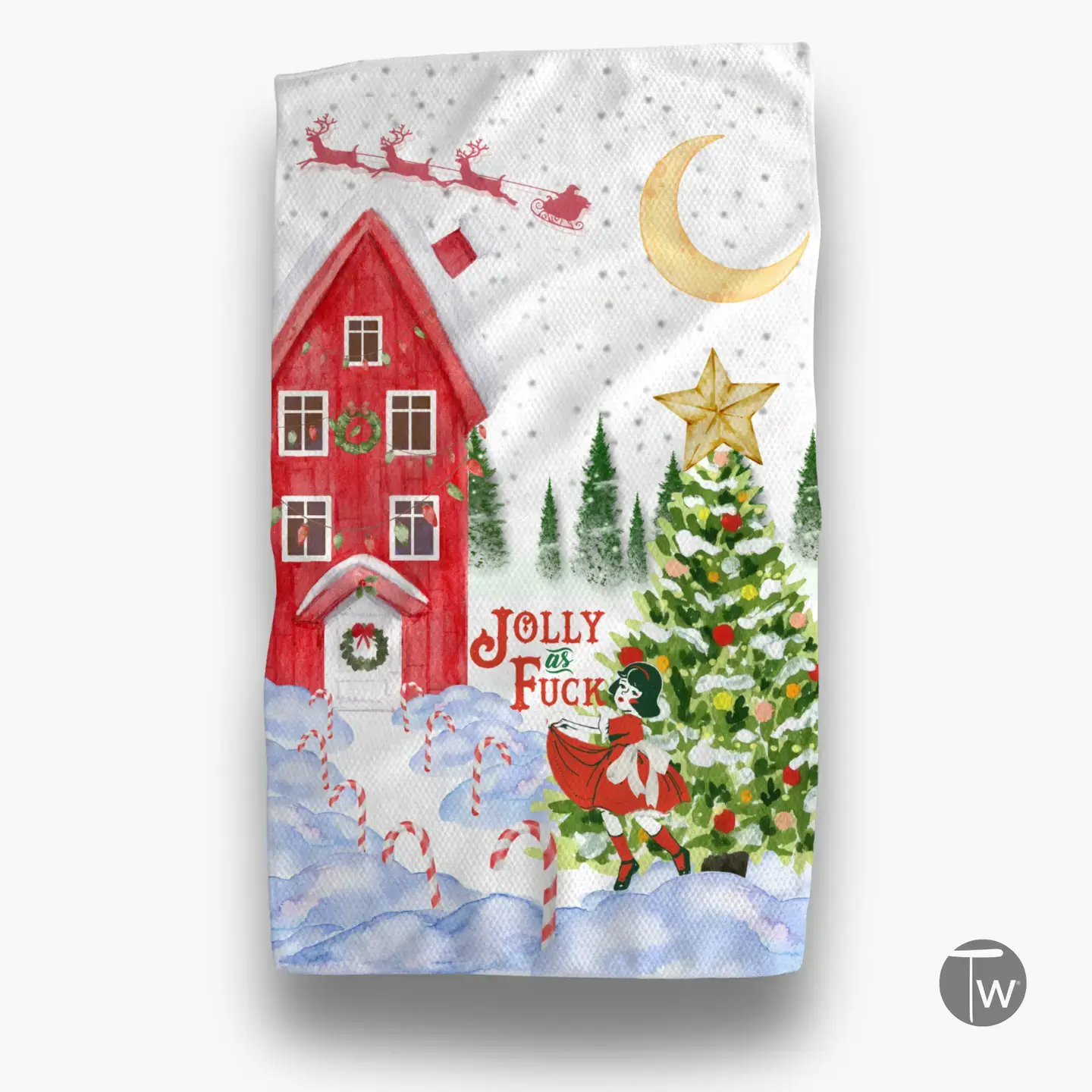 Kitchen Towel - Jolly As Fuck
