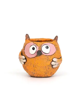 Hootie the Great Horned Owl Blobhouse Planter