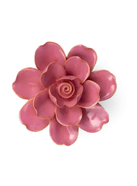 B28 - Flower Blush Pink Tahitian Gardenia
