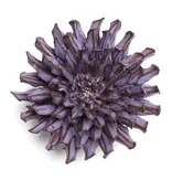 JA22 - Flower Violet Blue Fleur De Lis Mum