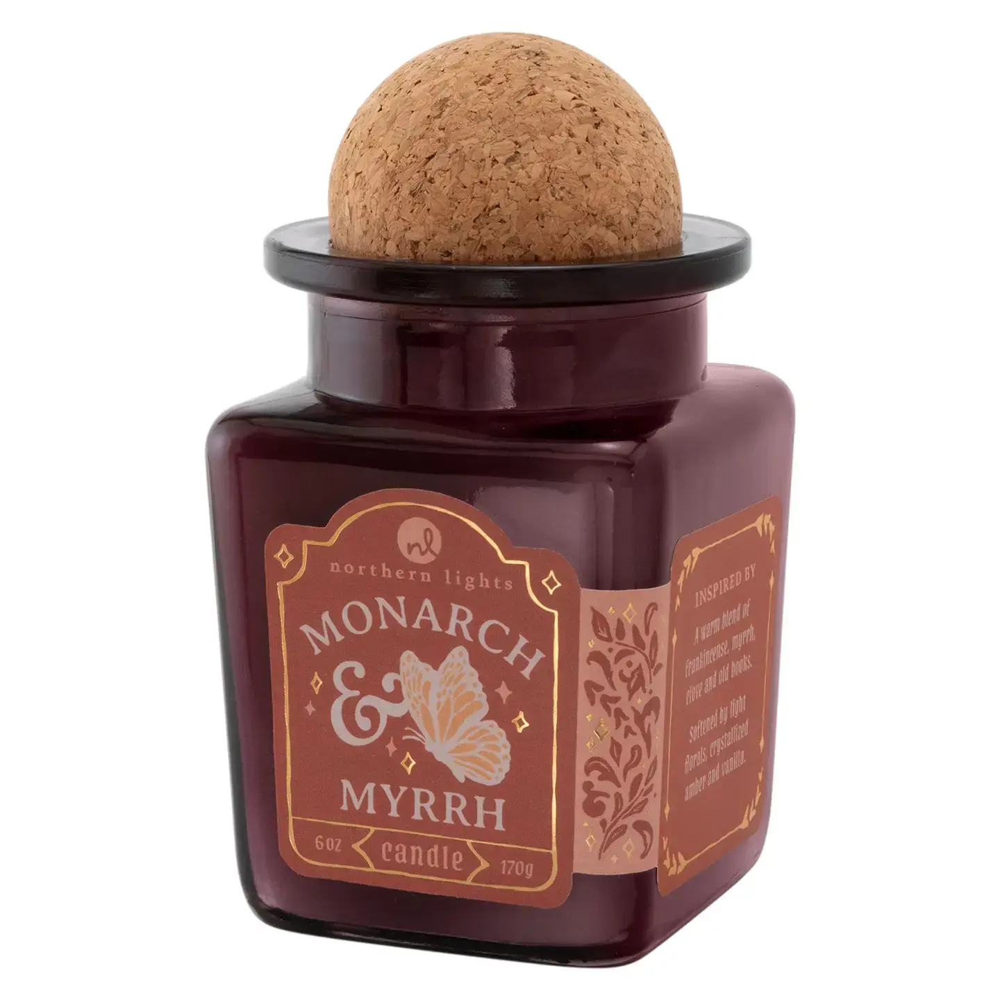 Curiosity Candle - Monarch & Myrrh 6oz