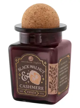 Curiosity Candle - Black Walnut & Cashmere 6oz
