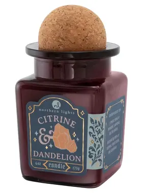Curiosity Candle - Citrine & Dandelion 6oz