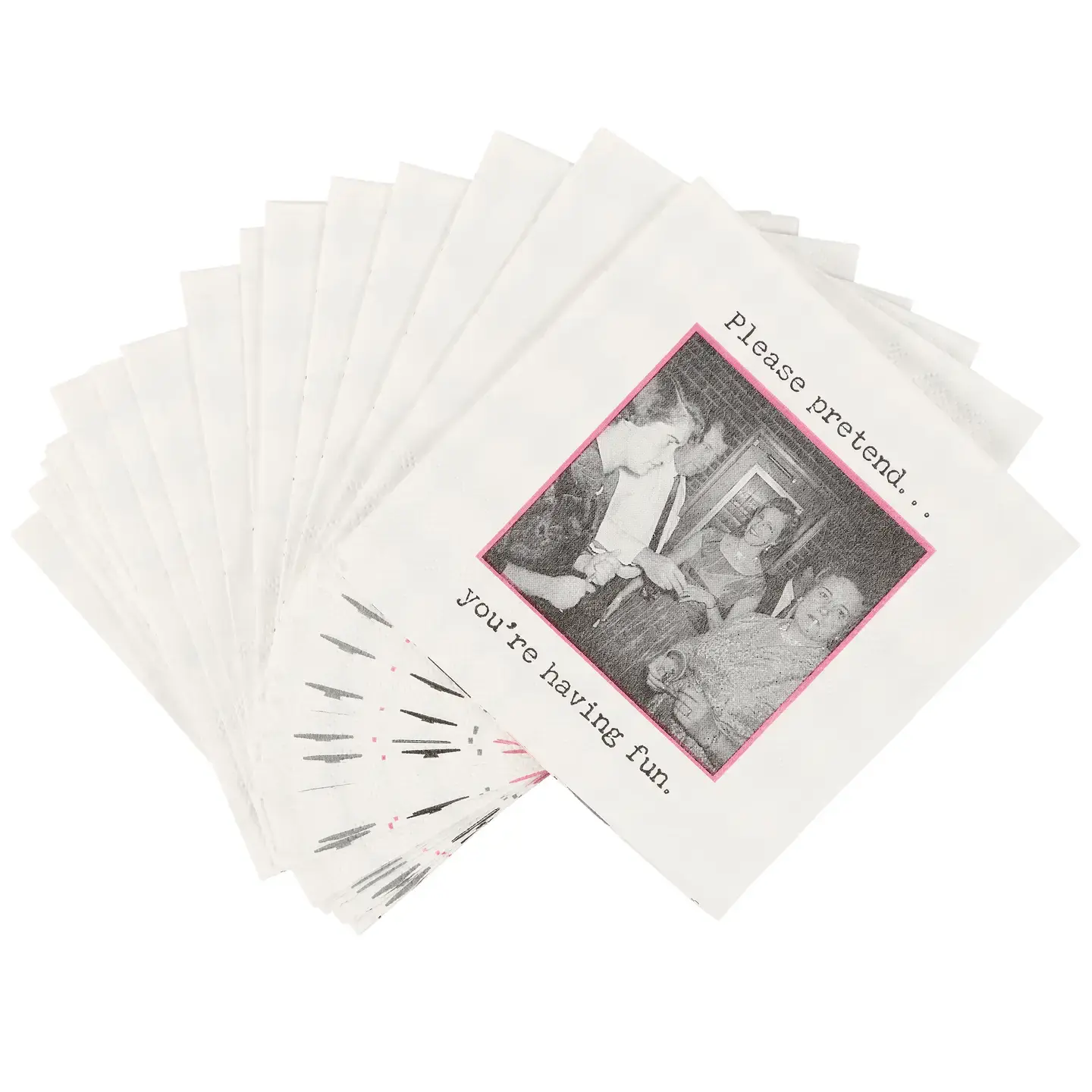 Cocktail Napkins - Please Pretend 20 Ct