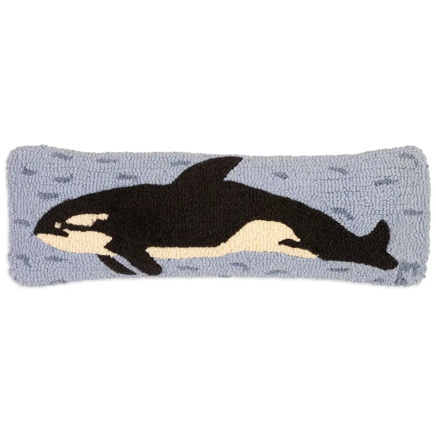 Orca Whale Horizon Pillow 8" X 24"