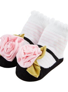 Rosette Mary Jane Socks