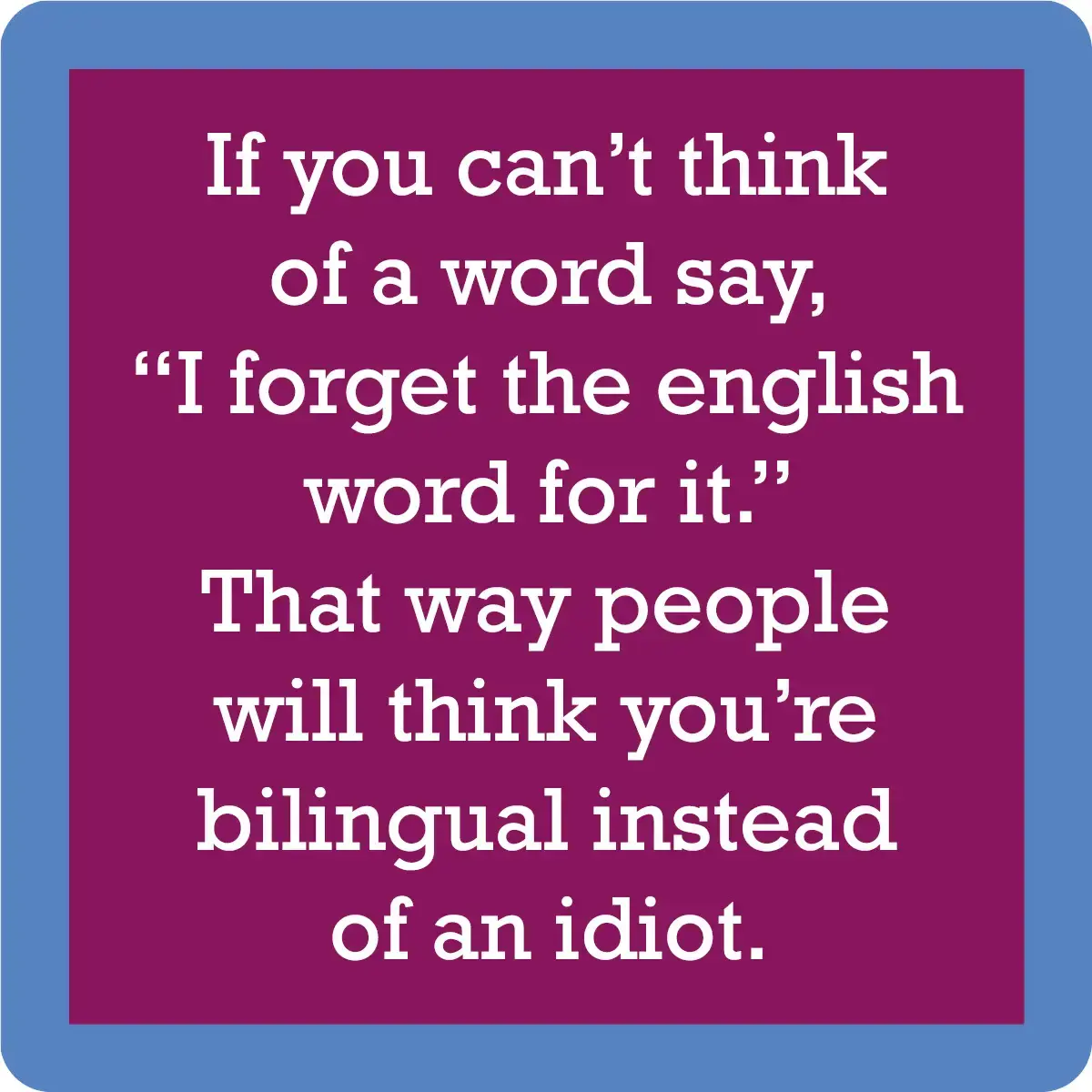 English Word Coaster