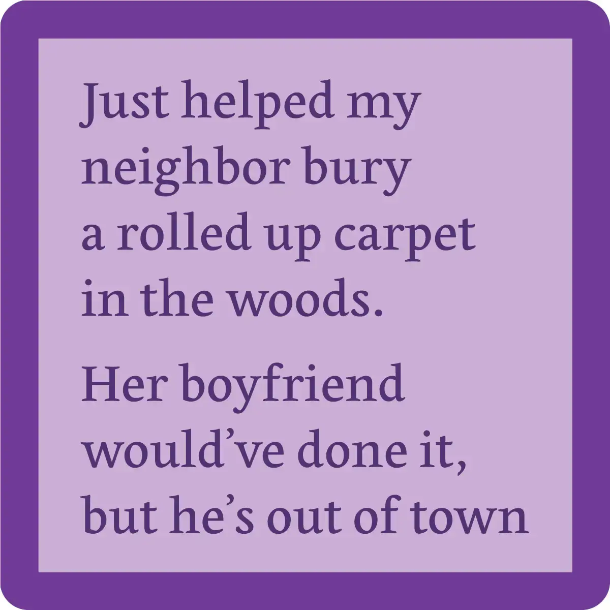 Rolled Carpet Coaster