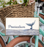 Twine Sign - Provincetown Whale Tail Stripe