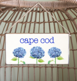 Twine Sign - Cape Cod Hydrangeas w/Stem