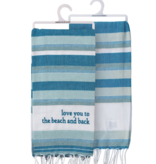 Love You To The Beach And Back Kitchen Towel