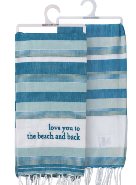 Love You To The Beach And Back Kitchen Towel