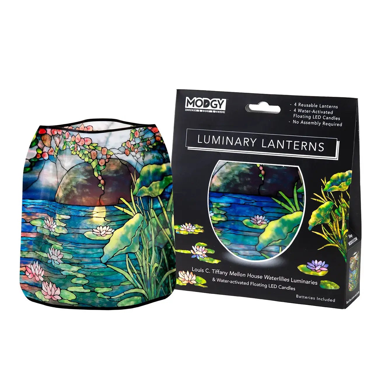 Luminary Lantern - Louis C. Tiffany Mellon House Waterlilies