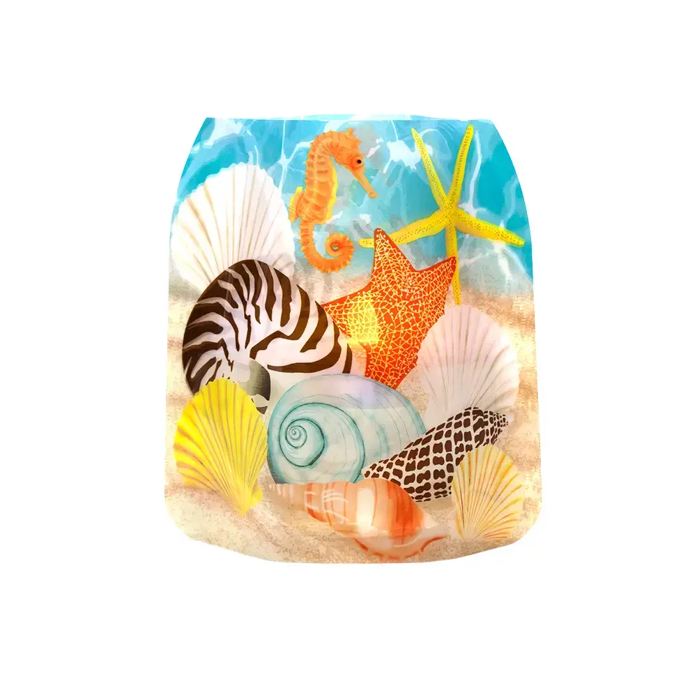 Luminary Lantern - Shelly Seashell Beach Design