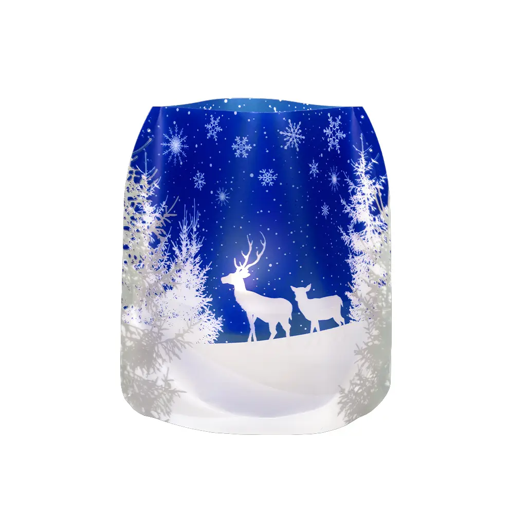 Luminary Lantern  - Ohdeer - Festive Christmas Winter Scene