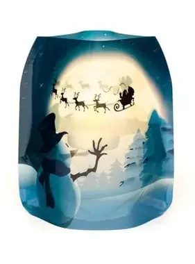 Luminary Lantern  - Frosty - Snowman Christmas Holiday
